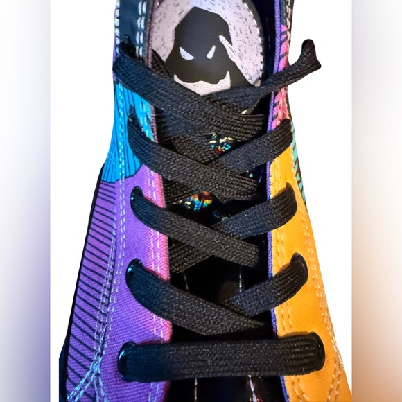 Disney NWT Nightmare Before Christmas Canvas Ankle High Top Sneakers (SH023) - Picture 7 of 8